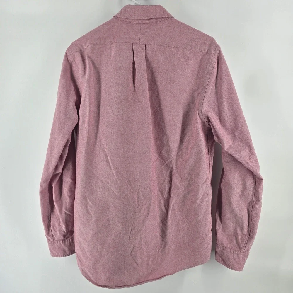 Polo Ralph Lauren Button Down Mens Medium Red Varsity Chenille Patch